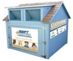 Big Blue Donation Box